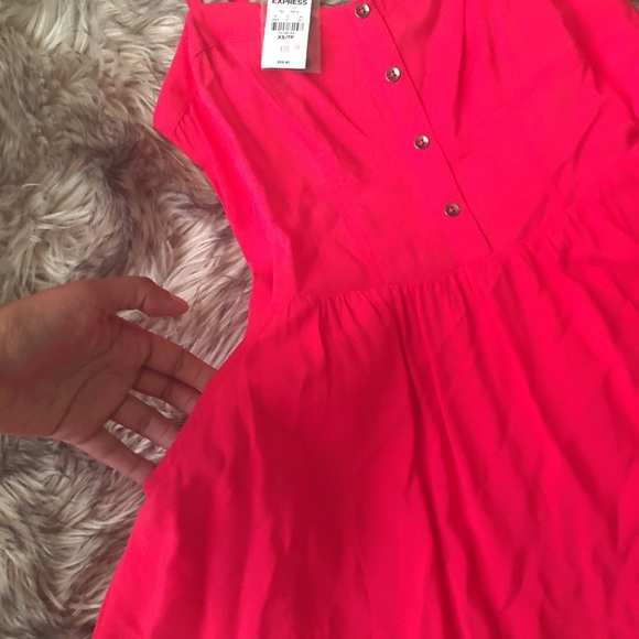 Express mini dress Coral - Picture 7 of 8